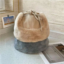 Load image into Gallery viewer, Trendy Faux Fur Winter Hat Thick Warm Earflaps Hat Lamb Wool Russian Hat Winter Season for Men and Women