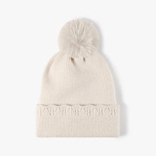 Load image into Gallery viewer, Winter Warm Fleece Womens Knitted Beanie Hat with Pom,outdoor Warm Skull Cap Skull Hat for Women,suitbale for Daliywear,skiing