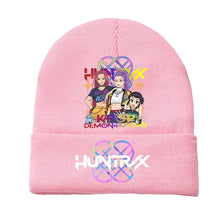 Load image into Gallery viewer, KPop Demon Hunters Winter Cold Hat Knitted Hat Cartoon Anime Warm Fashion Accessories Children's Birthday Christmas Cute Gift
