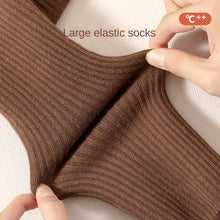 Load image into Gallery viewer, Girls' Winter Pantyhose Thick Outer Wear One-Piece Fleece Thickened Coaster Vertical Bar Leggings