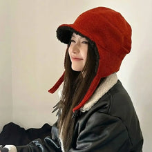 Load image into Gallery viewer, Multicolor Flight Hat Keep Warm Big Head Circumference Ear Protection Hat Cold Proof Thickened Fleece Cap Autumn Winter