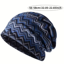 Load image into Gallery viewer, Contrasting Colors Pullover Hat Multifunctional Scarf Pullover Hat Casual Hedging Cap Plaid Print Keep Warm Women's Pile Hat