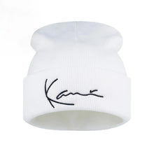 Load image into Gallery viewer, High Quality Woolen Letter Knit Hat Keep Warm Ear Protection Winter Autumn Hats Ladies Casual Cap for Woman/Men