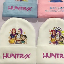 Load image into Gallery viewer, KPop Demon Hunters Winter Cold Hat Knitted Hat Cartoon Anime Warm Fashion Accessories Children's Birthday Christmas Cute Gift