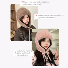 Load image into Gallery viewer, Balaclava Earflaps Ear Protection Hats Warm Cozy Beanies Caps Fleece Knitted Caps Outdoor