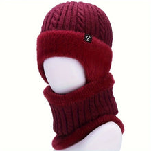 Load image into Gallery viewer, Knitted Hat Winter Elderly Hat for Women Winter Mom Warm Hat for Men Ear Protection Middle-Aged and Elderly