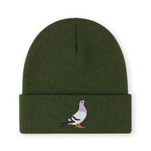 Load image into Gallery viewer, 1pc'pigeon' Embroidered Beanie Soft Stretchy Lightweight Winter Hat for Men & Women, Outdoor Hip Hop Fashion