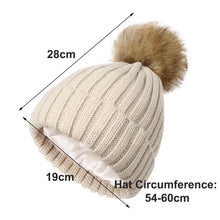 Load image into Gallery viewer, Fashion Soft Winter Beanie Hat Keep Warm Solid Color Warm Knit Hats Casual Knit Wool Beanie Cap Winter