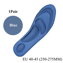 Load image into Gallery viewer, Insole 4D Memory Foam Sport s Plantar Fasciitis Arch Support Inserts Sneakers Cushioning Anti-slip Template Men Women shoe pads
