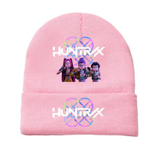Load image into Gallery viewer, KPop Demon Hunters Winter Cold Hat Knitted Hat Cartoon Anime Warm Fashion Accessories Children's Birthday Christmas Cute Gift