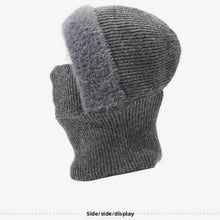 Load image into Gallery viewer, Fashion Winter Pullover Hat Knitted Warm Scarf Integrated Hat Windproof Thickened Ski Cycing Mask All-in-one Skullcap
