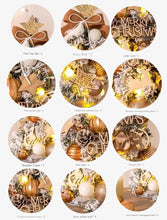 Load image into Gallery viewer, 45cm White Snow Spray Christmas Tree Desktop with Lights Christmas Decorations