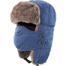Load image into Gallery viewer, Outdoor Lei Feng Hat Universal Polyester Fiber Belt Removable Mask Mountaineering Skiing Cycling Windproof Ear Protection Hat