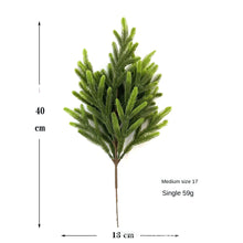 Load image into Gallery viewer, 1PCs Simulation Plant Pine Branch Finished Christmas Home Decoration Embellishment Flower Arrangement Branch Holiday Decoration