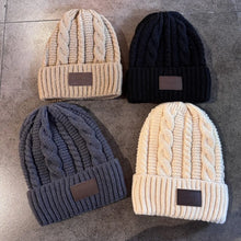 Load image into Gallery viewer, Casual Versatile Winter Knitted Hat Thickened Fleece-lined Couple Beanie Warm Coldproof Beanie Cap Unisex