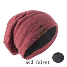 Load image into Gallery viewer, Fashion Bonnet Hat For Men And Women Autumn Knitted Solid Color Skullies Beanies Spring Casual Soft Turban Hats Hip Hop Beanie