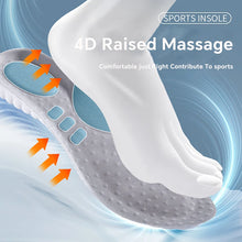 Load image into Gallery viewer, 1 Pair New Soft Full Palm Popcorn Air Cushion Sports Insoles High Elasticity Comfortable Shock Absorption Running Accessories