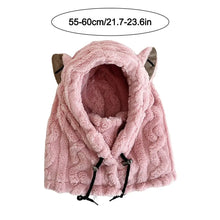 Load image into Gallery viewer, Fashion Winter Warm Hat Cat Ear Thickened Ear Protection Hat Windproof Neck Warmer Beanies Cap Unisex