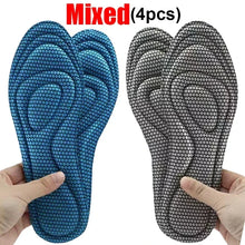 Load image into Gallery viewer, Insole 6/2pcs Memory Foam Orthopedic s s Men Women Nano Antibacterial Deodorization Sweat Absorption Running Cushion shoe pads