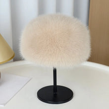 Load image into Gallery viewer, Fashion Plush Fluffy Fur Bucket Hat Warm Furry Fisherman Hat Ear Protection Soft Mongolian Cap Winter