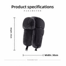 Load image into Gallery viewer, Outdoor Winter Men's Lei Feng Cap Waterproof Warm Pilot Ski Hat Thickened Fleece Lined Ear Protection Hat Hunter Hat