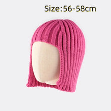 Load image into Gallery viewer, New Ear Protection Winter Beanie Hat Warm Solid Color Headwrap Hat Breathable Overhead Cap Autumn Winter