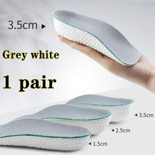 Load image into Gallery viewer, Insole Memory Foam Height Increase s for Men Women s Flat Feet Arch Support Orthopedic s Sneakers Heel Lift Pads shoe pads