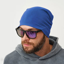 Load image into Gallery viewer, Autumn and winter men's brimless cold hat, elastic hat, universal size, suitable for outdoor and home use