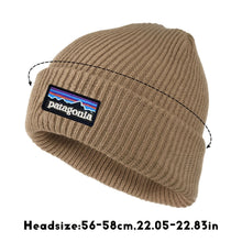 Load image into Gallery viewer, Unisex Knitted Wool Hats Men Winter Knitting Thick Beanie Hat Double Layer Solid Color Velvet Warm Bonnet Cap