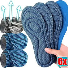 Load image into Gallery viewer, Insole 6/2pcs Memory Foam Orthopedic s s Men Women Nano Antibacterial Deodorization Sweat Absorption Running Cushion shoe pads