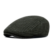 Load image into Gallery viewer, JANGOUL Newsboy Caps Men Wool Blend Flat Cap Winter Warm Hat Driving Hats Gastby Ivy Caps for Male Vintage British Beret