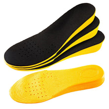 Load image into Gallery viewer, 1Pair Men Height Increasing Insoles Soft and breathable insoles Flexible shock-absorbing sole arch support sports insoles