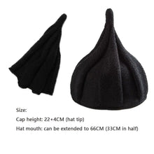 Load image into Gallery viewer, Twisted Flower Women's Knit Hat Loose Fit Solid Color Pullover Hat Casual Street Fashion Newsboy Beret Outdoor Activities