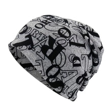 Load image into Gallery viewer, Contrasting Colors Pullover Hat Multifunctional Scarf Pullover Hat Turban Hats Plaid Print Casual Hedging Cap Autumn and Winter