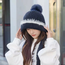 Load image into Gallery viewer, New Warm Knitted Hat Windproof Ear Protection Winter Hat Cold Resistant Beanie Cap Autumn Winter