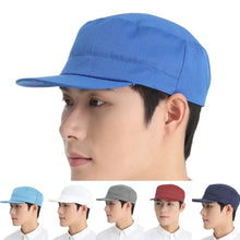 Load image into Gallery viewer, Unisex Washable Work Hat Dust-proof Smoke-proof Chef Hat Durable Cloth Material Hygienic Cap Work Wear
