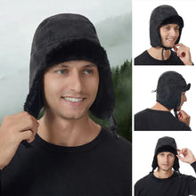 Load image into Gallery viewer, Outdoors Warm Bomber Hat Thick Ushanka Fur Hat Ear Protection Casual Earflap Bonnet Riding