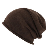 Load image into Gallery viewer, Fashion Soft Slouchy Beanie Hat Thickened Fleece Lined Cashmere Beanie Keep Warm Windproof Knit Hat Winter Season
