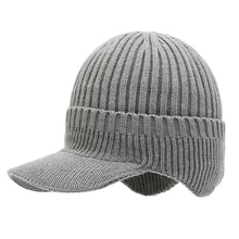 Load image into Gallery viewer, GTUBIKE New Winter Men Hat Outdoor Ear Protection Warm Thick Bicycle Knitted Cap Scarf Windproof Visors Baseball Cap Male