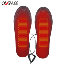 Load image into Gallery viewer, Insoles Heated USB Electric Foot Warming Pad Feet Warmer Pad Mat Winter Outdoor Sports Heating Insoles Winter Warm