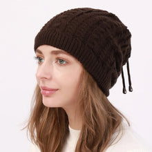 Load image into Gallery viewer, Vintage Thick Knit Beanies Cap Hat Ear Protect Soft Knitted Cap Hat Dual-purpose Warm Cap Autumn Winter