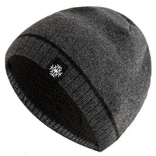 Load image into Gallery viewer, Winter Hats Outdoor Men Warm Ski Beanie Cap Casual Snow Label Decor Winter Luxury Knitted Hats