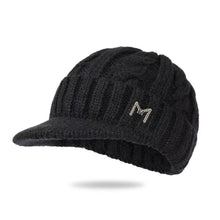 Load image into Gallery viewer, 1pc Unisex Winter Warm Fleece Beanie hat,Trendy Casual Outdoor Running Knit Dandy Pullover with Brim,Suitable for Skiing,sports
