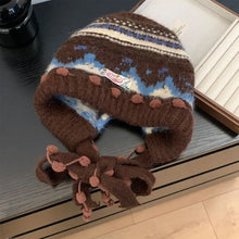 Load image into Gallery viewer, Fashion Windproof Balaclava Hat Keep Warm Knitted Pullover Hats Cold Proof Ear Protection Cap Winter