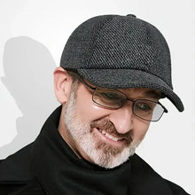 Load image into Gallery viewer, Men's Winter Baseball Cap with Ear Flaps - Thick Fleece-Lined, Windproof & Warm for Outdoor Activities