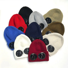 Load image into Gallery viewer, New Unisex Men Women Knitted Hat with Goggles Windproof Winter Warmer Ski Beanies Soft Warm Anti-slip Ear