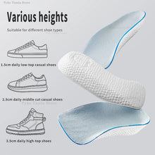 Load image into Gallery viewer, Insole Height Increase s Men Women s Flat Feet Arch Support Orthopedic s Sneakers Heel Lift Memory Foam Soft Pads shoe pads