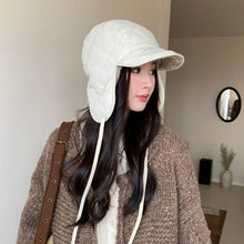 Load image into Gallery viewer, Casual Thickened Lamb Wool Bomber Hats Keep Warm Double-sided Winter Cap With Earflaps Women's Cap Outdoor Cycling Headwear