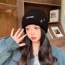Load image into Gallery viewer, Solid Color Knitted Beanies Keep Warm Anti-cold Female Beanie Caps Hip Hop Outdoor Ladies Casual Cap For Women/Men/Students