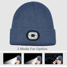 Load image into Gallery viewer, Creative 6 LED Beanie Hats, Unisex Winter Warm Hat for Night Riding fishing Warm Knit Caps Flashlight Head Lamp Cap,washable
